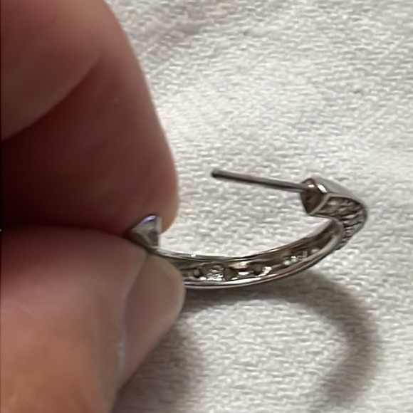 925 Rhinestone Earrings - Picture 8 of 10